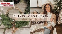HOMEGOODS AND TJ MAXX CHRISTMAS SHOP WITH ME AND HAUL 2023