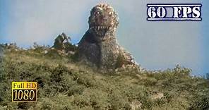 La primera aparicion de Godzilla (Full HD 60fps) Escena a Color - Godzilla (1954)