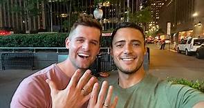 Much-loved news anchor comes out as gay and introduces world to his new weatherman fiancé