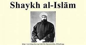 Shaykh al-Islām