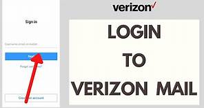 Verizon Mail Login: AOL Mail Login For Verizon Customer (Quick & Easy!)