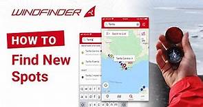 Find New Spots | HowTo | Windfinder App