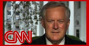 Mark Meadows: We're not going to control the pandemic