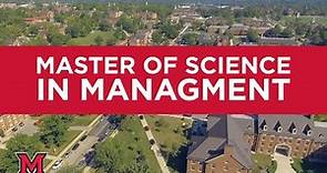 Miami Online Master of Science in Management