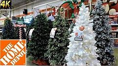 ALL CHRISTMAS TREES AT THE HOME DEPOT - Christmas Shopping Christmas Tree Shop (4K)