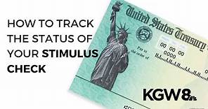 How to track the status of your stimulus check
