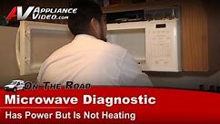GE Microwave Repair - Has Power but Is Not Heating - Magnetron