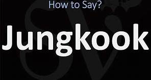 How to Pronounce Jungkook? (BTS) 방탄소년단 정국