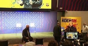 DIRECTO: Presentación de Ronald Koeman con el Barça
