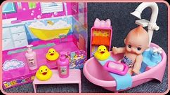 Baby Doll Bathtub Set Satisfying with Unboxing Compilation Toys ASMR