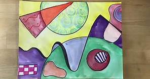 Kids Art Lesson - Wassily Kandinsky Abstract Art