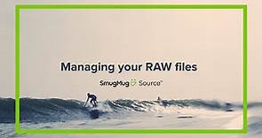 Managing your RAW files on SmugMug Source