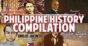 PHILIPPINE HISTORY Compilation 1:11:50 | Mga Bayani ng Pilipinas at Talambuhay ni Manuel L. Quezon