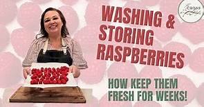 How to Prep and Wash Fresh Raspberries