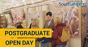 Postgraduate Open Day | University of Southampton
