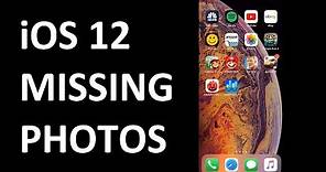 iPhone PC Transfer Missing Photos & Videos Fix (iOS 12)