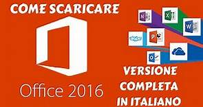 FUNZIONANTE MARZO 2020 TUTORIAL:Come scaricare e installare Microsoft Office 2016 in italiano GRATIS