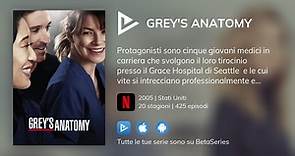 Dove guardare la serie TV Grey's Anatomy in streaming online?