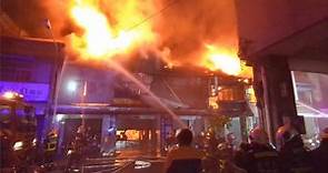台中半夜3火警 中區成功路火燒12房幸無人傷亡