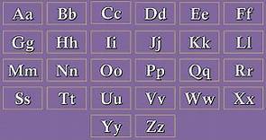 Memorize the 26 letters of the English Alphabet