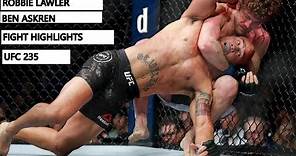 Robbie Lawler vs Ben Askren Fight Highlights UFC 235 MMA