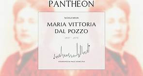 Maria Vittoria dal Pozzo Biography - Queen consort of Spain from 1870 to 1873