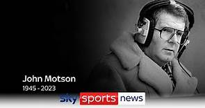 Legendary football commentator John Motson dies aged 77