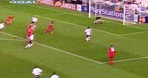 Goal! Pablo Aimar. Valencia CF vs Liverpool FC. 17.09.2002