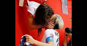 Abby Wambach Kisses Her Wife, Sarah Huffman, After Women's World Cup Win