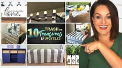 Absolute TOP 10 Best TRASH TO TREASURE DIY Decor Ideas On a Budget!