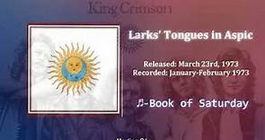 King Crimson - Book Of Saturday - Subtitulada
