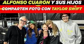 Alfonso Cuarón y sus hijos comparten foto con Taylor Swift 🤩🎶