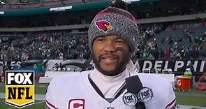 "Super proud of my guys" – Cardinals' Kyler Murray after 35-31 upset over Eagles | NFL on FOX