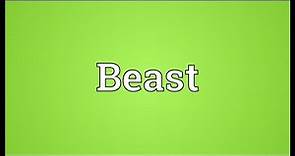 Beast Meaning