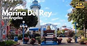 🚶🏻Marina Del Rey | Los Angeles | California |🇺🇸[4K]WIDE