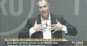 Christopher Hitchens vs Tony Blair Debate Is Religion A Force For Good In The World