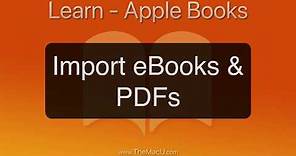 How to Import eBooks & PDFs to the Books App on iPhone or iPad!