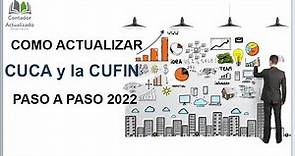 PASO A PASO de Como Actualizar la cuenta de CUFIN Y CUCA PASO A PASO 2023