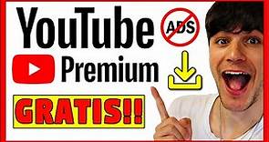 Cómo Tener YOUTUBE PREMIUM GRATIS en 2024✅ Cómo Tener YouTube Music Premium GRATIS PC/IPhone/Android