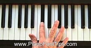 Online Piano Lessons- Finding Db (D Flat) Chord
