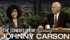 Elizabeth Taylor Makes Her Only Appearance on Carson Tonight Show
