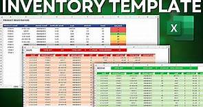 How to Make a Excel Stock Control SpreadSheet | Inventory Template | Step by Step