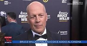 Bruce Willis è malato, abbandona le scene - La vita in diretta 31/03/2022