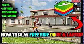 How To Play Free Fire On PC/Laptop | Bluestacks 5.12 | Full Installation & Settings