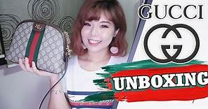 UNBOXING Vintage Looking Gucci Ohidia GG Small Shoulder Bag