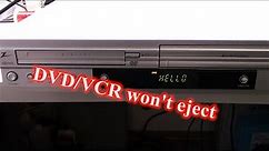 DVD / VCR Tray Fix Won't Eject