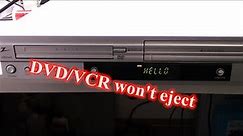 DVD / VCR Tray Fix Won't Eject