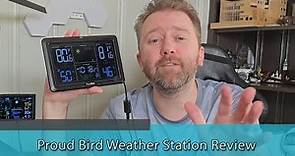 EASY TO READ HOME WEATHER STATION - Proud Bird Weather Station Review