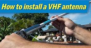 How to Install a Seachoice VHF Antenna On Your Boat