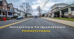 Doylestown To Quakertown, Pennsylvania, USA